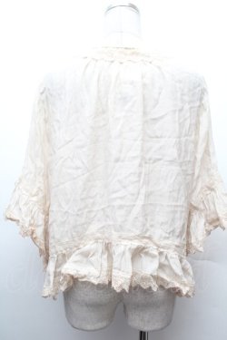 画像2: axes femme / バラ付レーシーブラウス  キナリ S-26-02-09-004-AX-TO-HR-ZS