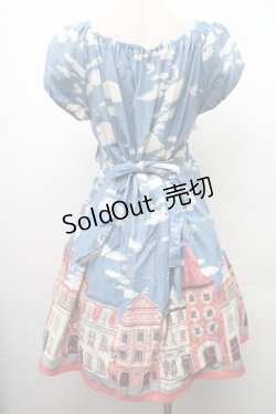 画像2: Innocent World / チェスキークルムロフワンピース  サックス S-26-02-09-037-IW-OP-AS-ZS