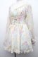 画像3: LIZ LISA / フロント編み上げローズ柄ワンピース  ミント S-26-02-09-043-LO-OP-HR-ZS (3)