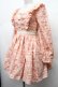 画像3: LIZ LISA / フロント編み上げローズ柄ワンピース 0 ピンク S-26-02-09-045-LO-OP-HR-ZS (3)