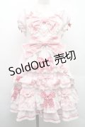 花与珍珠匣 / 青木美沙子コラボワンピース  ピンク S-26-02-09-047-LO-ZA-AS-ZS