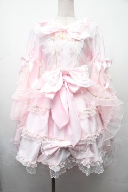 画像1: BABY,THE STARS SHINE BRIGHT / くみゃちゃんのLittle Angelワンピース  ピンク S-26-02-09-048-BA-OP-AS-ZS