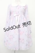 Angelic Pretty / Sweetie Violetワンピース  ラベンダー S-26-02-09-051-AP-OP-AS-ZS