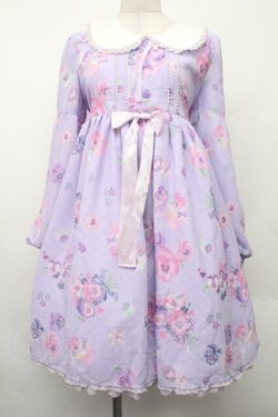 画像1: Angelic Pretty / Sweetie Violetワンピース  ラベンダー S-26-02-09-051-AP-OP-AS-ZS
