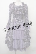 ATELIER PIERROT / Rosy Bouquet Dress  パープル S-26-02-09-053-EL-OP-AS-ZS