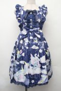 Angelic Pretty / Dreamy シナモロールジャンパースカートSet  紺 S-26-02-09-055-AP-OP-AS-ZS
