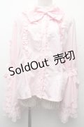 中国ロリータ / ブラウス  ピンク S-26-02-09-010-LO-TO-AS-ZS
