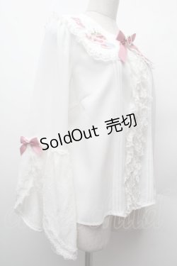 画像3: Amavel / Princess Afternoon tea Party ブラウス  白 S-26-02-09-001-CA-OP-HR-ZS