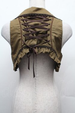 画像2: ALICE and the PIRATES / アルビダショートベスト  カーキ S-26-02-09-015-PA-SK-HR-ZS