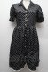 画像1: Swankiss / DOTパールワンピース  黒ｘ白 S-26-02-09-017-CA-OP-HR-ZS (1)