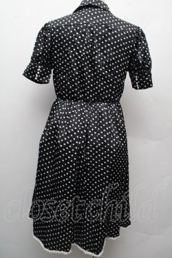 画像2: Swankiss / DOTパールワンピース  黒ｘ白 S-26-02-09-017-CA-OP-HR-ZS