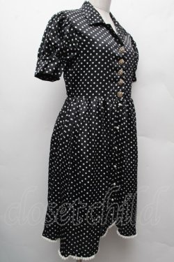画像3: Swankiss / DOTパールワンピース  黒ｘ白 S-26-02-09-017-CA-OP-HR-ZS