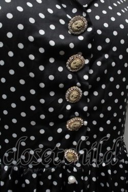 画像4: Swankiss / DOTパールワンピース  黒ｘ白 S-26-02-09-017-CA-OP-HR-ZS