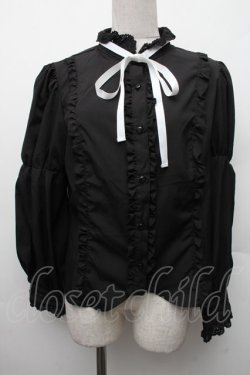 画像1: Eri Aino's Collection / シャーロットの水曜日ブラウス  L S-26-02-09-022-LO-BL-HR-ZS