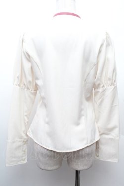 画像2: Kurumi Collaboration / KRデシンジゴスリブラウス S キナリ S-26-02-09-003-LO-BL-HR-ZS