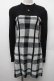 画像1: An MILLE / ニットワンピース  黒ｘ白 S-26-02-09-029-EL-OP-AS-ZS (1)