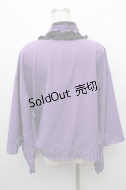 画像2: Chalmiere / 和風ブラウス  パープル S-26-02-10-038-0-BL-HR-ZS