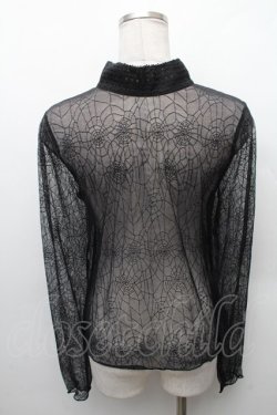 画像2: NIBBLE POISON / /前後2wayチュールプルオーバー  黒 S-26-02-10-041-0-TO-HR-ZS