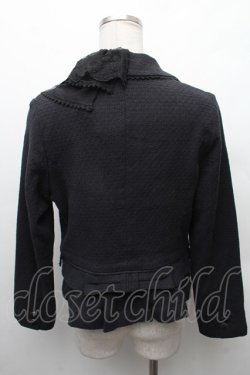 画像2: axes femme / レース襟ジャケット  黒 S-26-02-10-044-AX-JA-AS-ZS