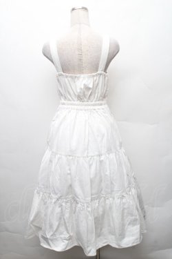 画像2: axes femme POETIQUE / ティアードロングワンピース  白 S-26-02-10-045-AX-OP-AS-ZS