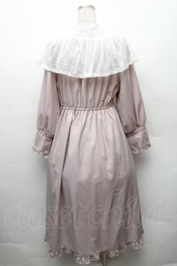 画像2: axes femme / レース襟セットワンピース  ピンク S-26-02-10-051-AX-OP-AS-ZS