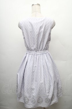 画像2: axes femme POETIQUE / ラビットカメオジャンパースカート  ラベンダー S-26-02-10-054-AX-OP-HR-ZS