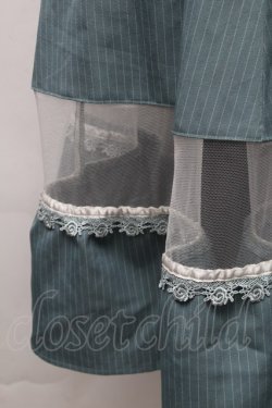 画像5: axes femme / オフショル風ストライプワンピース  ミント S-26-02-10-057-AX-OP-HR-ZS