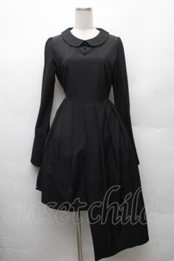 画像1: Jamieエーエヌケー / イレヘムシャツワンピース  黒 S-26-02-10-059-0-OP-AS-ZS