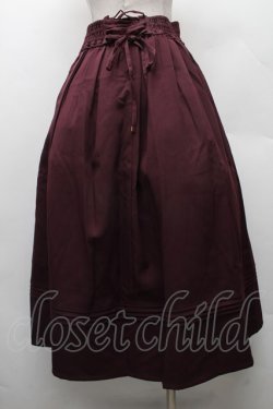 画像2: axes femme / クラシカルスカート  ワイン S-26-02-10-064-AX-SK-AS-ZS