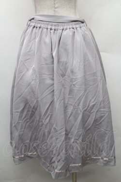 画像2: axes femme / スノー刺繍スカート  グレー S-26-02-10-065-AX-SK-HR-ZS