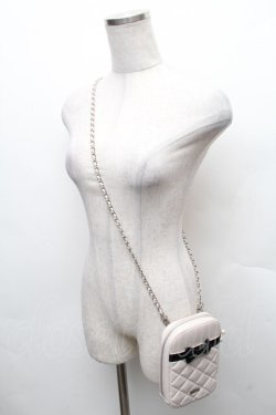 画像3: pium / フロントリボンキルティングフォンホルダー  ピンク S-26-02-10-017-0-BG-AS-ZS