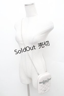 画像3: pium / フロントリボンキルティングフォンホルダー  ピンク S-26-02-10-017-0-BG-AS-ZS