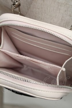 画像4: pium / フロントリボンキルティングフォンホルダー  ピンク S-26-02-10-017-0-BG-AS-ZS