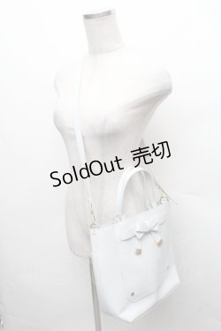 画像3: m petit by misako / AMマエリボン2WAYバッグ  サックス S-26-02-10-018-LO-BG-HR-ZS