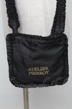 画像1: ATELIER PIERROT / ノベルティオリジナルサコッシュ  黒 S-26-02-10-020-EL-BG-AS-ZS