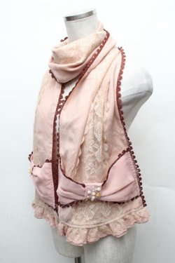 画像2: axes femme / ビッグリボンストール  ピンク S-26-02-10-021-AX-ZA-AS-ZS