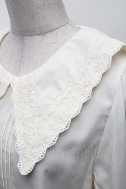 画像3: axes femme POETIQUE / ビッグカラープルブラウス  オフ S-26-02-10-028-AX-BL-HR-ZS