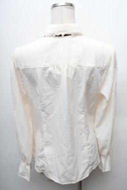 画像2: axes femme / ラッフルフリルブラウス  キナリ S-26-02-10-029-AX-BL-HR-ZS