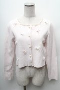 mille fille closet by LODISPOTTO / Love Ribbonカーディガン  ピンク S-26-02-10-030-LO-TO-HR-ZS