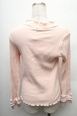 画像2: axes femme / プリーツチュールメロープルオーバー  ピンク S-26-02-10-031-AX-TO-HR-ZS