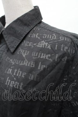 画像3: PUNK / 半袖シアーシャツ  黒 S-26-02-11-039-PU-TS-HR-ZS