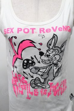 画像3: SEX POT ReVeNGe / プリントタンクトップ  白 S-26-02-11-043-SP-TO-HR-ZS