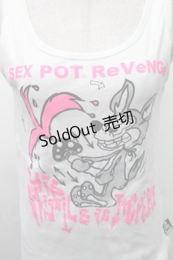 画像3: SEX POT ReVeNGe / プリントタンクトップ  白 S-26-02-11-043-SP-TO-HR-ZS