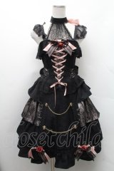 ALICE and the PIRATES / Sweet DevilジャンパースカートII  黒ｘピンク S-26-02-11-047-PA-OP-HR-ZS