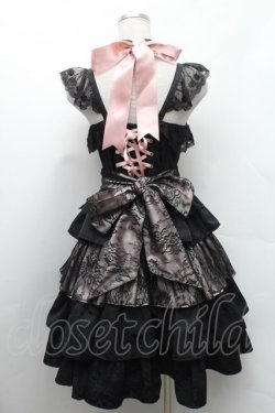 画像2: ALICE and the PIRATES / Sweet DevilジャンパースカートII  黒ｘピンク S-26-02-11-047-PA-OP-HR-ZS
