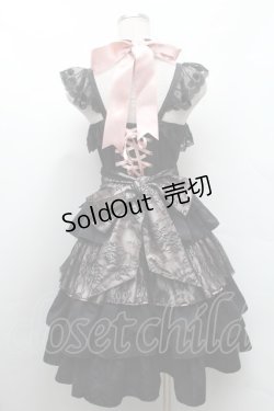 画像2: ALICE and the PIRATES / Sweet DevilジャンパースカートII  黒ｘピンク S-26-02-11-047-PA-OP-HR-ZS