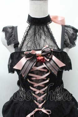 画像3: ALICE and the PIRATES / Sweet DevilジャンパースカートII  黒ｘピンク S-26-02-11-047-PA-OP-HR-ZS
