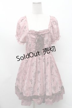 画像1: axes femme / ティータイムメルヘンチュニ  ピンク S-26-02-11-051-AX-OP-AS-ZS