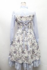 画像2: Victorian maiden / ロココブーケアルカンシェルドールドレス  ブルー S-26-02-11-052-CL-OP-AS-ZS (2)