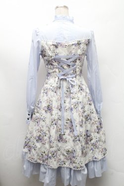 画像2: Victorian maiden / ロココブーケアルカンシェルドールドレス  ブルー S-26-02-11-052-CL-OP-AS-ZS